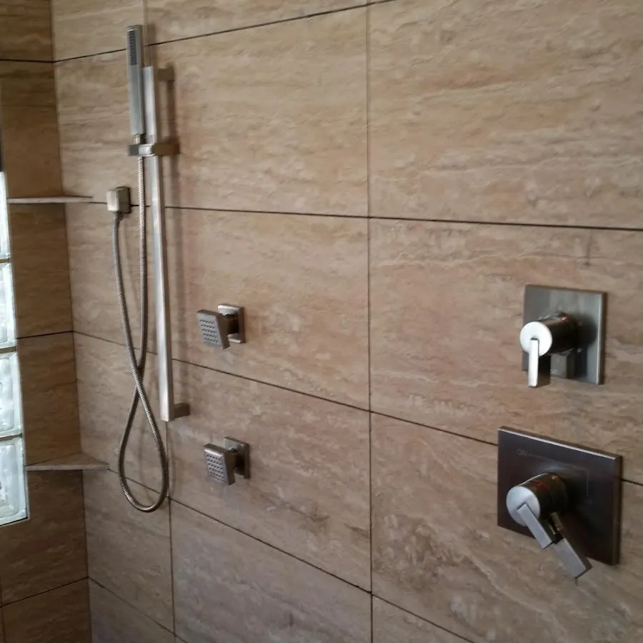 Shower fixture installation for Water Heater Replacement in San Bernardino